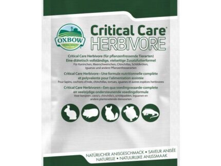 159495445235f8ef23c1ffcae11528e0fbbf1c0f84 Oxbow Critical Care Herbivore Anise Flavor - อาหารเสริม สัตว์กินพืช 36g (6418)