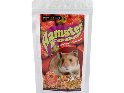 Pet Heng Hamster Food - อาหารหนูแฮมสเตอร์รสสตอเบอร์รี่ 180g (5485)