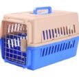 Pet Carrier Box M - กล่องพกพาสัตว์เลี้ยง กล่องเดินทาง ขนาด 32x48x30cm (7086)