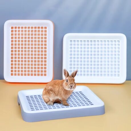Rabbit Toilet Tray S - ถาดห้องน้ำกระต่าย ขนาดเล็ก (20x28x3.5cm)(6578)