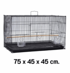 KIAO Bird Cage BQ10 - กรงนกพร้อมอุปกรณ์ (75x45x45cm) (6556)