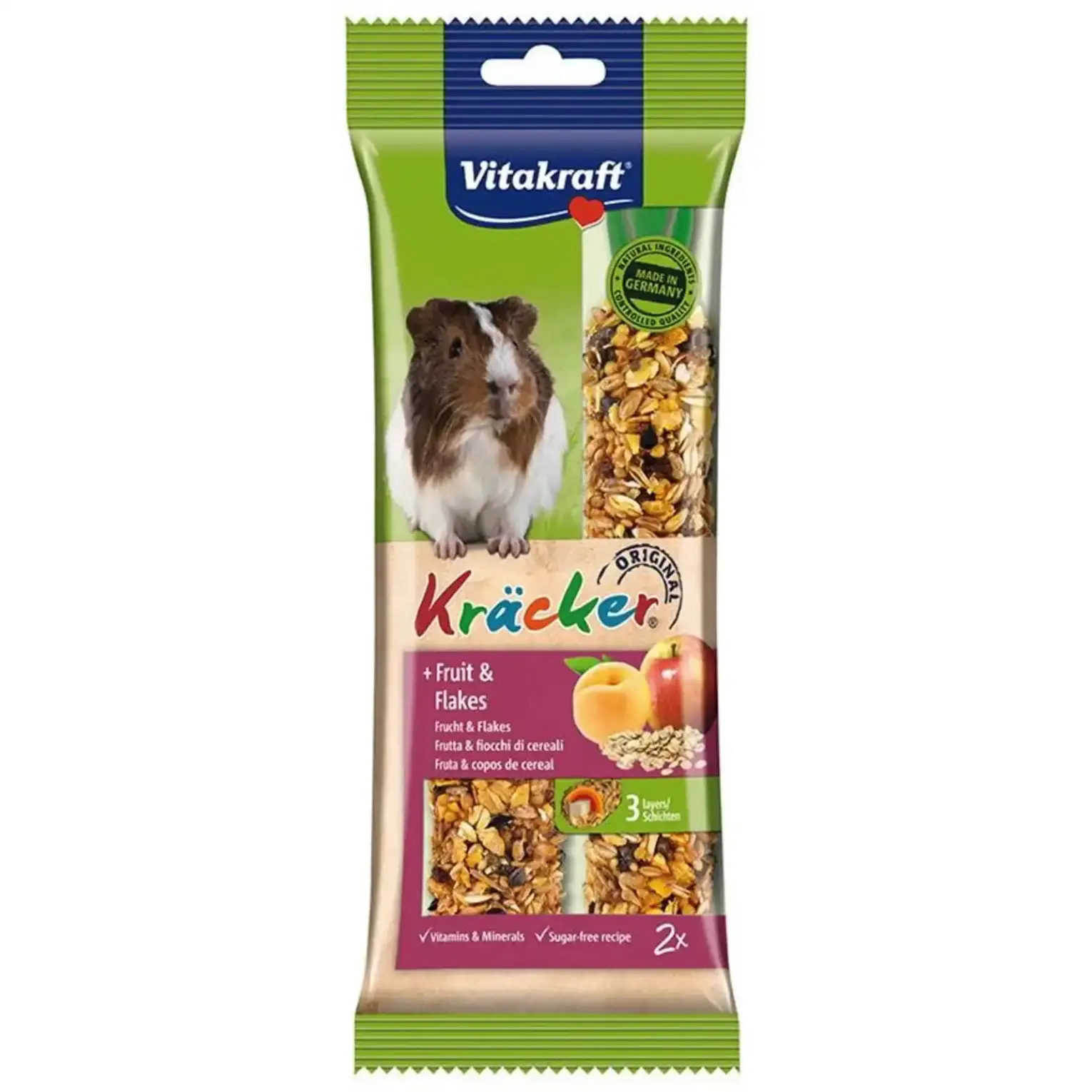 Vitakraft Kracker Fruit & Flakes Guinea Pig