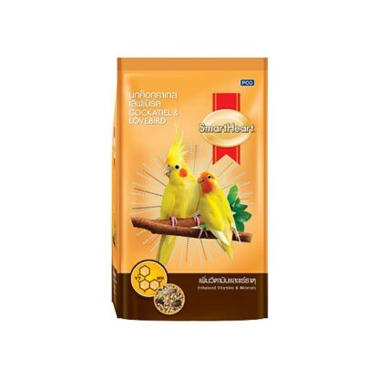 Smartheart Cockatiel & Lovebird - อาหารนกค็อกคาเทล & นกเลิฟเบิร์ด 1kg (7224)