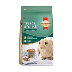 sh g zl ms ad Smartheart Gold Zelect Muesli Adult Rabbit - อาหารกระต่ายโต 500g (7289)