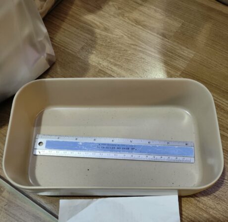 Rectangular Ceramic Cup - ถ้วยเซรามิคสี่เหลี่ยมผืนผ้าคละสี (9.5x6นิ้ว) (8706)