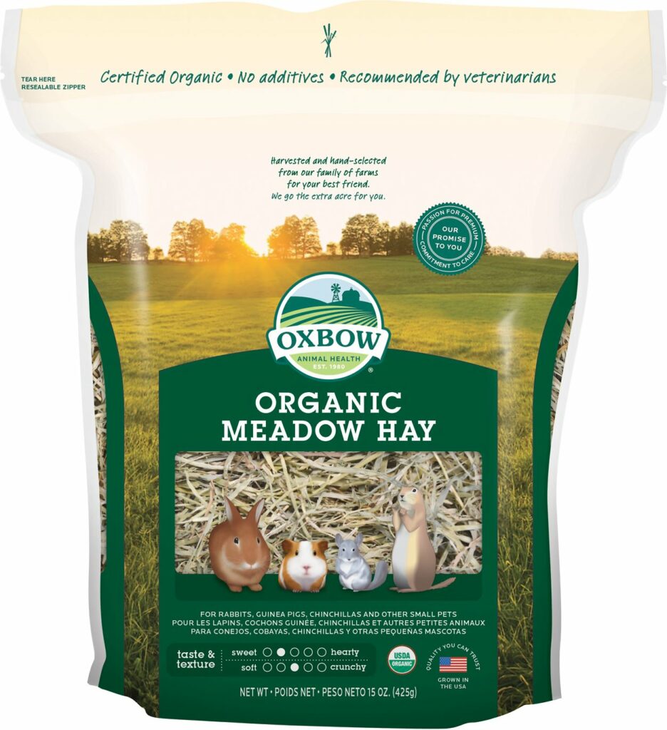 พบคำแนะนำในการเลือกกรงนกที่สมบูรณ์แบบ 7 Oxbow Organic Meadow Hay - หญ้าออร์แกนิคปลอดสารเคมี 100% 15oz (9051)