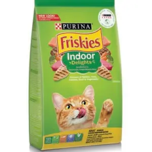 Friskies Indoor Delights2021_0 Friskies Adult Indoor Delights - อาหารแมวโตสูตรเลี้ยงในบ้าน 1.1kg