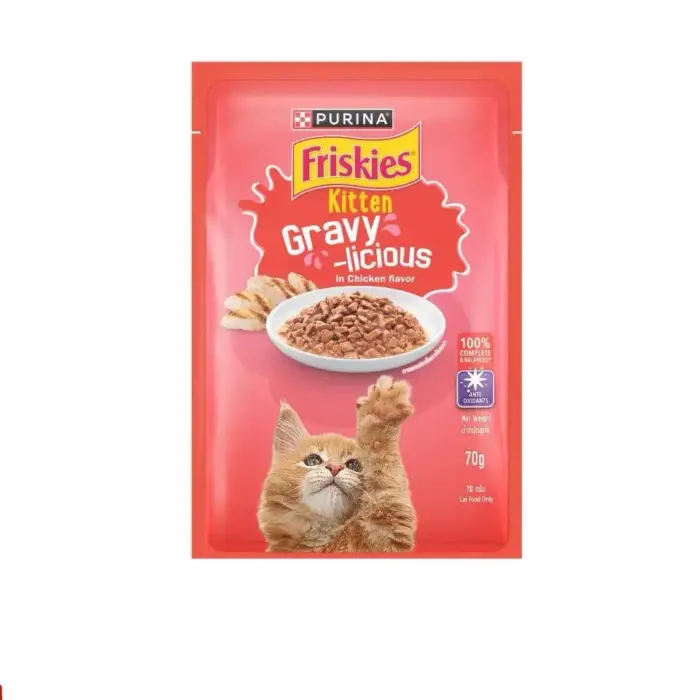 Friskies-Kitten-Gravy-licious-In-Chicken-Flavor-70g Friskies Kitten Gravy-licious In Chicken Flavor 70g