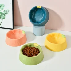Pet Food Bowl Flower Shape