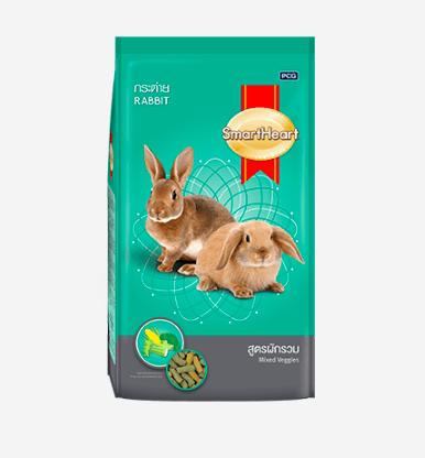 Smartheart Rabbit Mix Vegetable - อาหารกระต่ายสูตรผักรวม 1kg (7869)