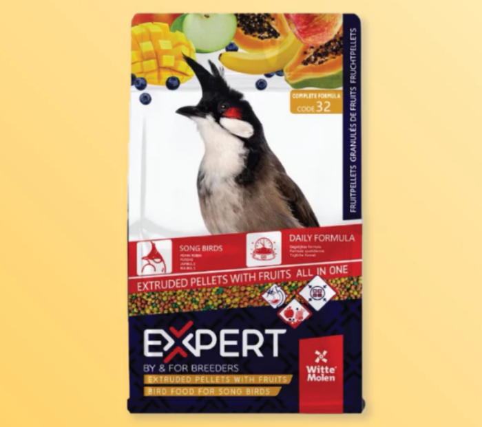 Screenshot from 2025-02-28 10-23-09 Expert Pellets with Friuts for Red-Whiskered Bulbul - อาหารนกกรงหัวจุก เม็ดสีผลไม้ 800g