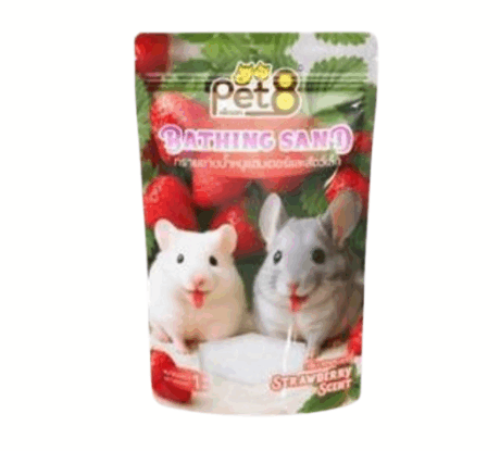 พบคำแนะนำในการเลือกกรงนกที่สมบูรณ์แบบ 10 Pet8 Bathing Hamster Sand - ทรายอาบน้ำหนูแฮมสเตอร์ กลิ่นสตอเบอรี่ 1kg