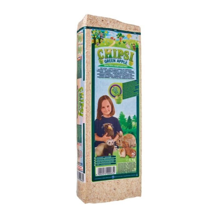 SOOS Chipsi Green Apple - ขี้เลื่อยกลิ่นแอปเปิ้ลเขียว 1kg (8985)
