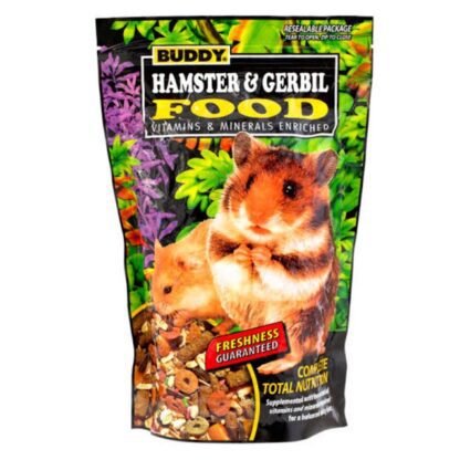 Buddy Hamster & Gerbil Food - อาหารแฮมสเตอร์และเจอร์บิล 0.5lbs (7892)