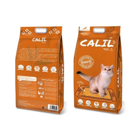 Calil Tofu Cat Litter - ทรายแมวเต้าหู้ธรรมชาติ กลิ่นชาไทย