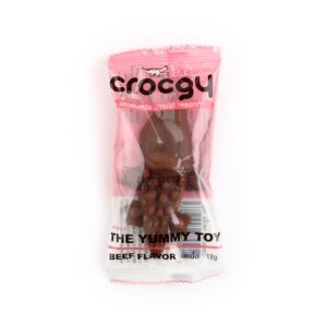 1 Crocgy The Yummy Toy Beef S - ขนมขัดฟันรูปจระเข้รสเนื้อ 18g (10904)