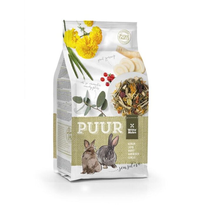 SOOS Puur Rabbit Sensitive - อาหารกระต่ายแพ้ง่ายสูตรดอกดาวเรือง 800g (9716)