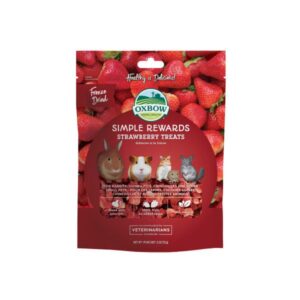 Oxbow Simple Strawberry Treats - ขนมสตรอเบอร์รี่อบแห้ง 15g (9502) (8)