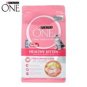 242850290_161964236093687_2122188330150708361_n Purina One Healthy Kitten Formula With Chicken - อาหารสำหรับลูกแมวอายุ 3 สัปดาห์ - 1ปี สูตรเนื้อไก่ 380g (11112)