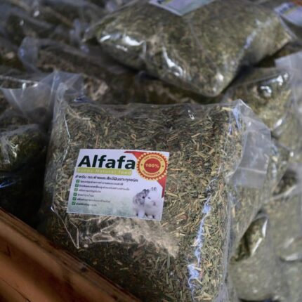468778143_541500601987664_8716263992093648058_n Alfalfa Chopped and Dusted - อัลฟาฟ่าสับ ร่อนฝุ่น 1kg (11137)