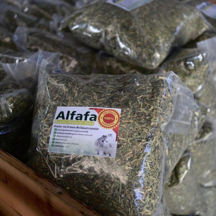 468778143_541500601987664_8716263992093648058_n Alfalfa Chopped and Dusted - อัลฟาฟ่าสับ ร่อนฝุ่น 1kg (11137)
