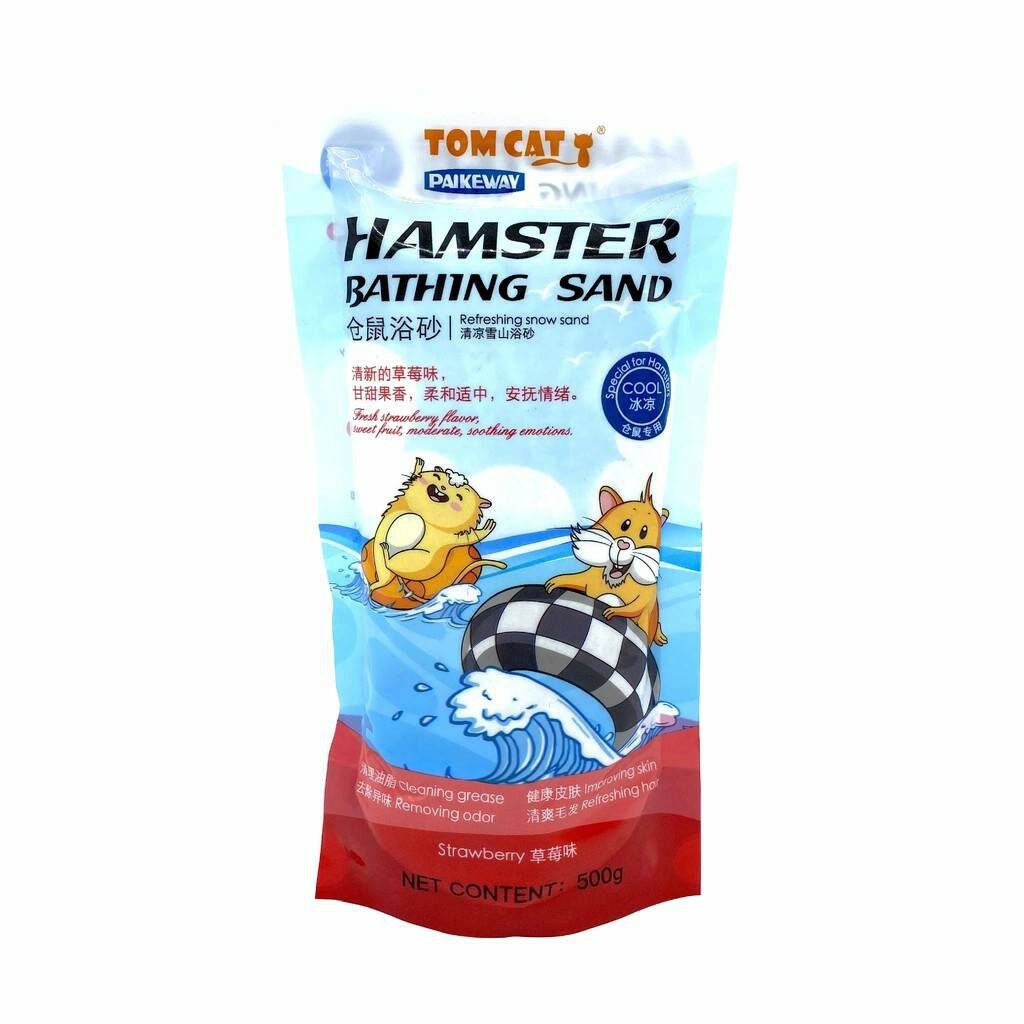 พบคำแนะนำในการเลือกกรงนกที่สมบูรณ์แบบ 8 SOOS Tom Cat Pakeway Hamster Bathing Sand - ทรายอาบน้ำกลิ่นสตรอว์เบอร์รี่ 500g (11312)