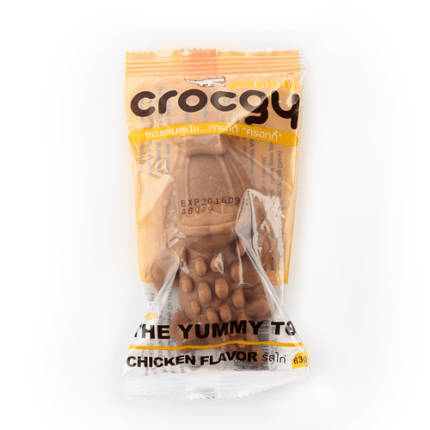 SOOS Crocgy The Yummy Toy Chicken S – ขนมขัดฟันรูปจระเข้รสไก่ 18g (11062)