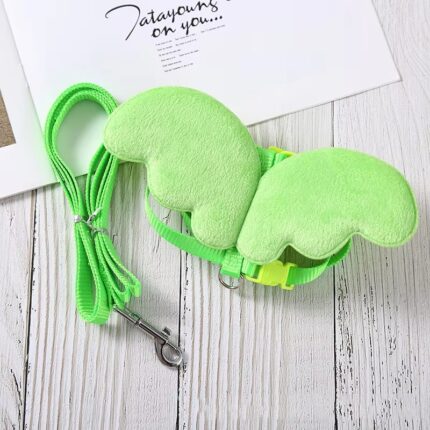 H842c2cb8570a40f0862a2d49721e5fdcc Pet Harness & Leash Angel Wing L - สายจูง + รัดอกสำหรับสัตว์เลี้ยงขนาดเล็ก ปีกนางฟ้า ความยาว 120 ซม. รอบอก 38 - 45 ซม. รอบคอ 15 ซม. (10067)