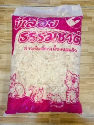 Natural Wood Bedding 400g [Pink]
