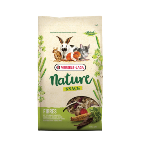 Versele-Laga Nature Snack Fibres - ขนมสำหรับสัตว์ฟันแทะ เนเจอร์ส เสริมไฟเบอร์ 500g
