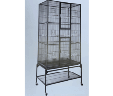 KIAO 5005A Bird Cage - กรงนกทรงสูงแบบน็อคดาวน์ (80x46x176cm) (11149)