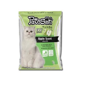 c16fc35b9b8f339299acc00ab701583e (1) Pettosan Cat Litter Apple Scent - ทรายแมวเบนโทไนท์กลิ่นแอปเปิ้ล 5L (9966)