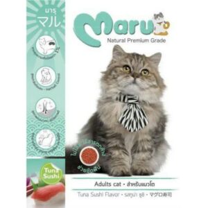 Maru Adult Cat Food Tuna Sushi - อาหารแมวโตรสทูน่าซูชิ 900g (9804)