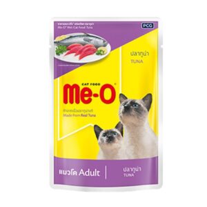 me-o pouch tuna Me-O Pouch Tuna - อาหารแมวเปียกรสปลาทูน่า 80g (9576)