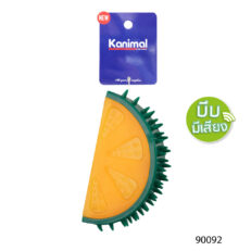 Kanimal Dog Fruit Toy - ของเล่นสุนัข บีบมีเสียง รูปเมล่อน สำหรับสุนัขขนาด 11.5x11 ซม. (14408)