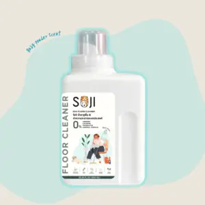Soji Floor Cleaner - น้ำยาถูพื้นและดับกลิ่น กลิ่นแป้งเด็ก 600ml