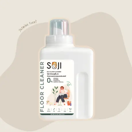 Soji Floor Cleaner - น้ำยาถูพื้นและดับกลิ่น กลิ่นมะลิ 600ml