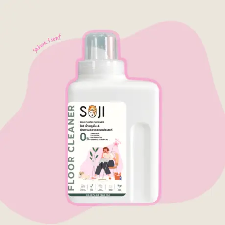 Soji Floor Cleaner - น้ำยาถูพื้นและดับกลิ่น กลิ่นซากุระ 600ml