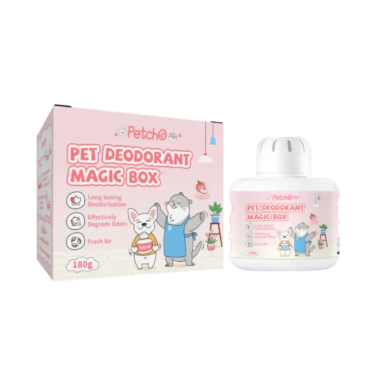 Petcho Pet Deodorant Magic Box peach