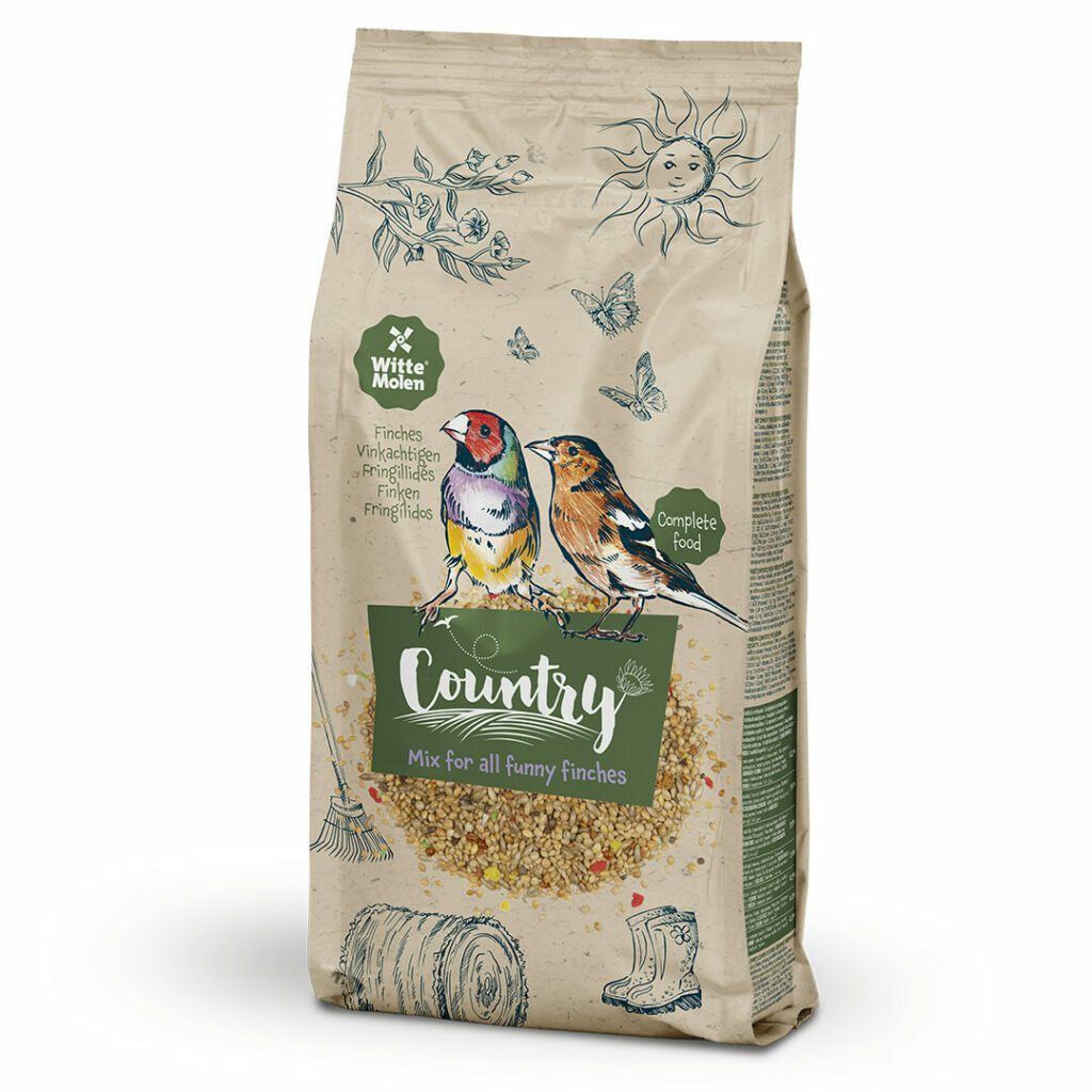Country Mix For All Funny Finches - อาหารสำหรับนกฟินซ์ ซีบร้า กระจอกชวา 600g (12760)