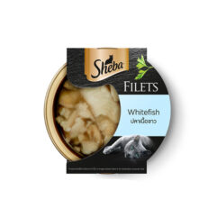 Sheba Filets Whitefish - อาหารแมวเปียก ปลาเนื้อขาว 60g (12609)