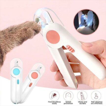 Pet Nail Scissor LED Light - กรรไกรตัดเล็บสัตว์เลี้ยงพร้อมไฟ LED (12474)