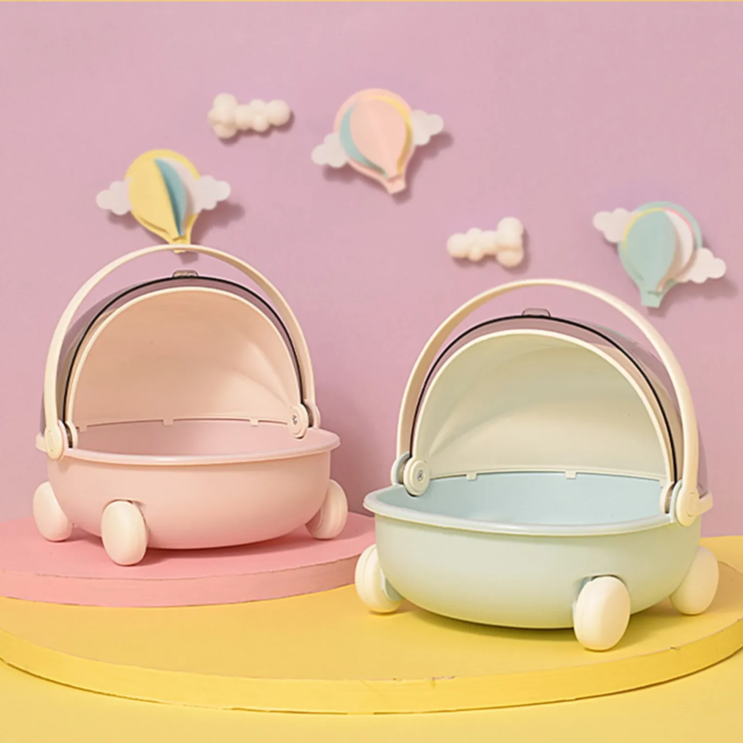 Small Pet Carrier Box (20x21x21cm) - กล่องพกพาขนาดเล็กสำหรับสัตว์เลี้ยง (20x21x21ซม.) (12949)