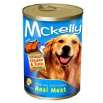 SOOS Mckelly Real Meat Dog Food Chicken + Tuna Flavor – อาหารสุนัขแบบกระป๋องรสไก่ + ทูน่า 400g (13375)