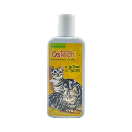 SOOS Ostech Herbal Shampoo - แชมพูสมุนไพรสูตรบำรุงขนแมว 200ml (13607)