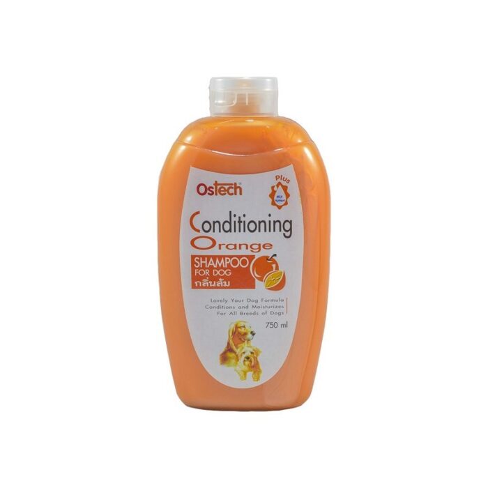 Ostech Shampoo Conditioning Orange - แชมพูผสมครีมนวดและมอยเจอร์ไรเซอร์ กลิ่นส้ม 750ml (13755)
