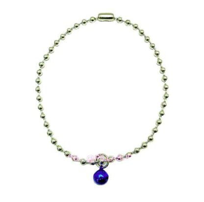 Pet Collar - ปลอกคอไข่ปลาพร้อมกระดิ่ง 8-12นิ้ว (13532)