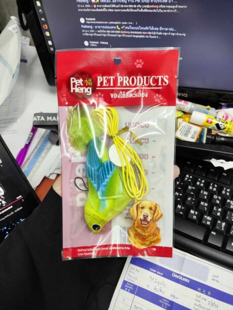 Pet Heng Cat Toy - ของเล่นแมว ตุ๊กตานกผูกเชือก