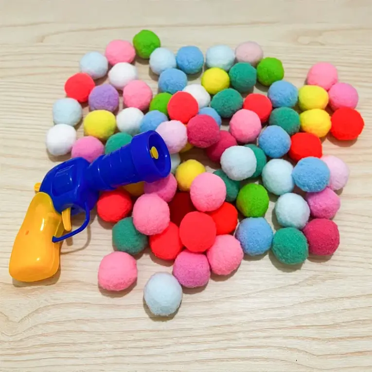 Ball Shooting Toys for Pets - ของเล่นที่ยิงลูกบอลปอมๆ 100ลูก