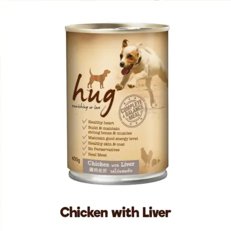 Hug Wet Dog Food Can